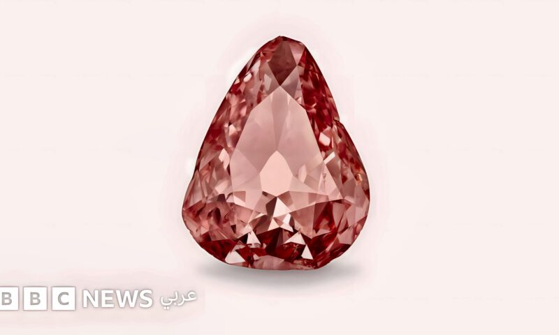 ألماسة وردية نادرة تُعرض في فرنسا بعد 100 عام من سرقتها