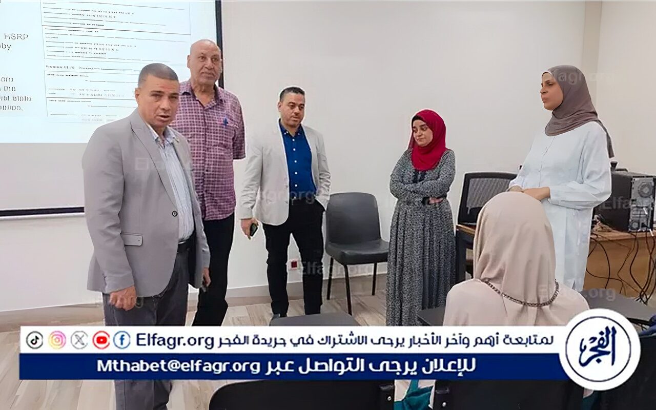 رئيس جامعة أسيوط الجديدة التكنولوجية يتابع العملية التعليمية بالجامعة
