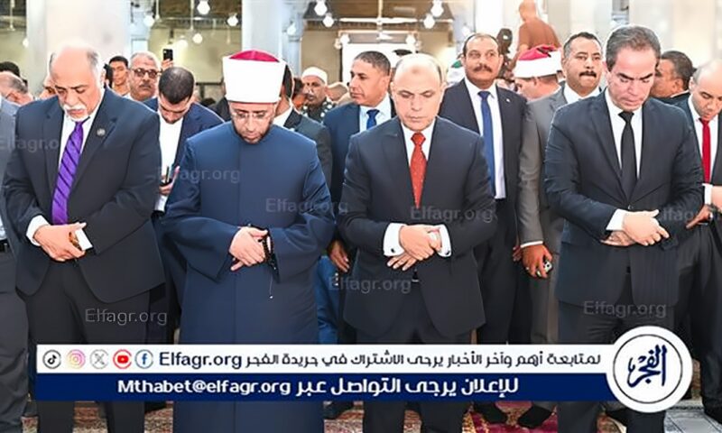 وزير الأوقاف ومحافظ الغربية يؤدون صلاة الجمعة احتفالًا بالعيد القومي الـ228 للمحافظة