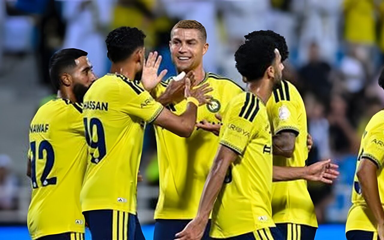 الدوري السعودي، النصر يتقدم بثنائية نظيفة أمام الدرعية في الشوط الأول