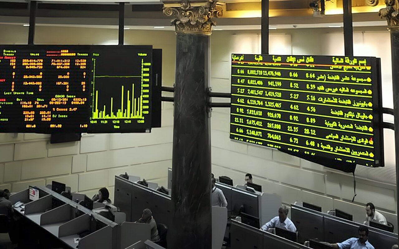 90 دقيقة تداولات، ارتفاع جماعي لمؤشرات البورصة المصرية