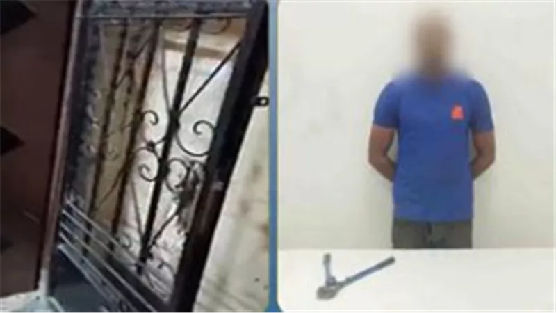 ضبط سمكري سيارات أتلف باب شقة طليقته بمقص حديدي في زفتى