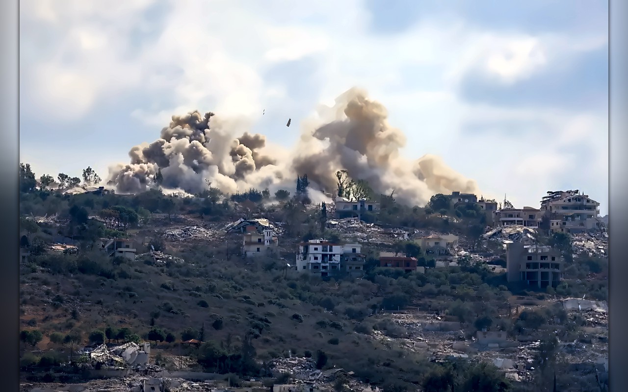قصف إسرائيلي وتفجير وحرق منازل في جنوب لبنان
