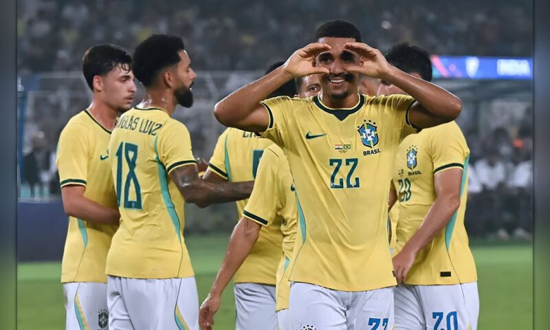 البرازيل تقسو على الهند 4-0 في مباراة وديّة «غير مسبوقة»