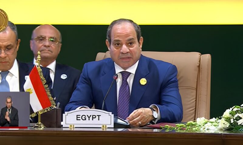 الرئيس السيسي: لنجعل من مدينة العلمين الجديدة منطلقا نحو طريق الإنجاز والتنمية