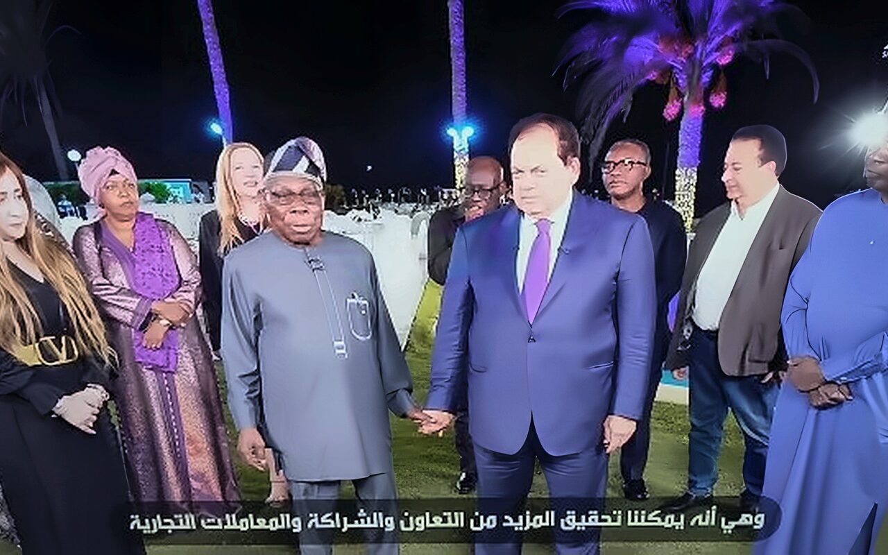 أبو العينين لرئيس نيجيريا السابق: مصر تطورت وأصبحت مكانا رائعا للسياحة والصناعة
