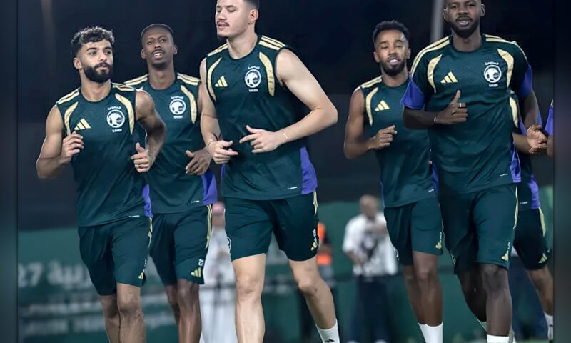 «الكرات الثابتة» تتصدر تدريبات الأخضر لنهائي كأس الخليج
