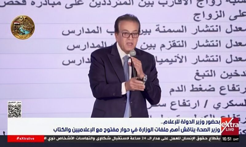 وزير الصحة: متوسط عمر المصريين ارتفع إلى 72 عامًا.. ومصر تمتلك نحو 147 ألف سرير صحي