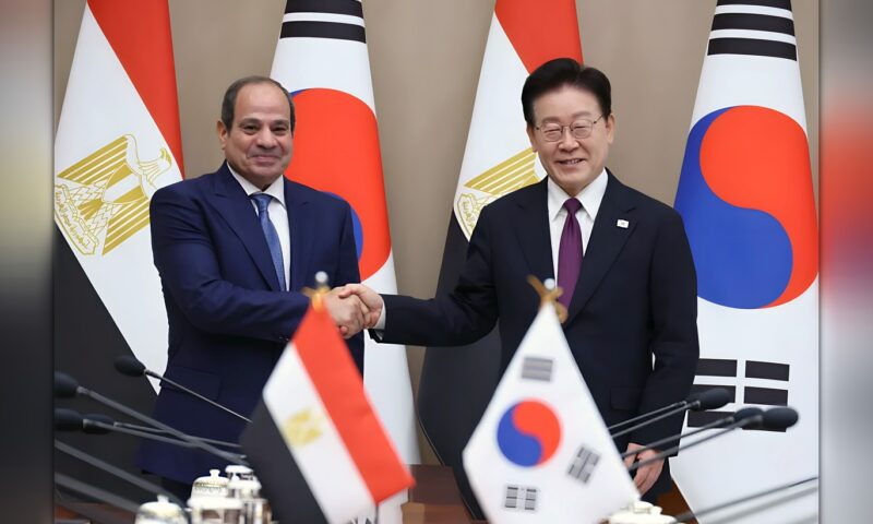 كوريا الجنوبية ومصر ترتقيان بالعلاقات الثنائية لمستوى الشراكة الاستراتيجية