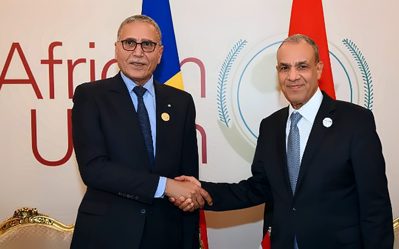 وزير الخارجية يلتقي نظيره التشادي على هامش منتدى العلمين أفريقيا لبحث تعزيز العلاقات الثنائية