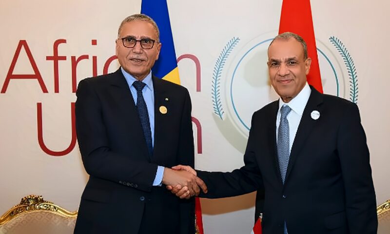 وزير الخارجية يلتقي نظيره التشادي على هامش منتدى العلمين أفريقيا لبحث تعزيز العلاقات الثنائية