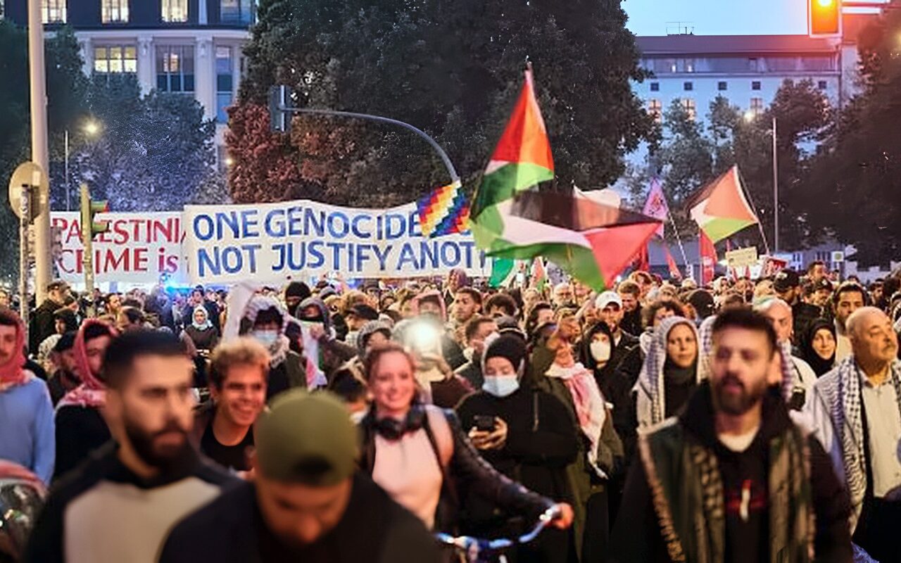 احتجاجات مؤيدة للفلسطينيين في أوروبا بالذكرى الثالثة لـ7 أكتوبر.. اعتقالات وقيود أمنية