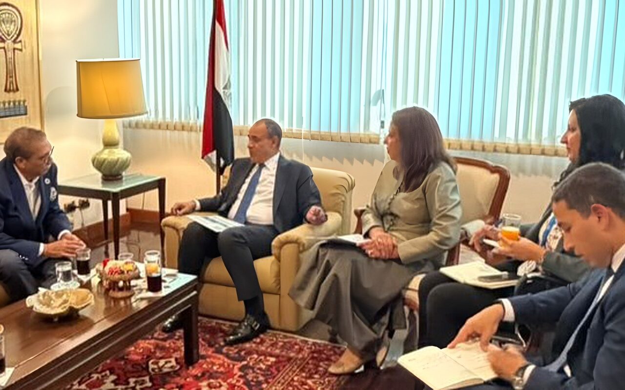 وزير الخارجية يبحث مع رئيس «إندوراما فنتشرز» التايلاندية زيادة الاستثمارات وتوسيع التصنيع في مصر