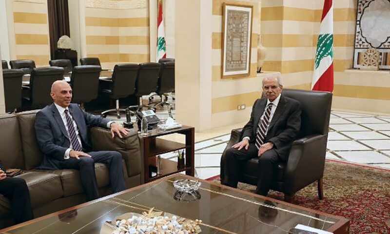 السفير تميم خلاف يؤكد دعم مصر الكامل للبنان ويبحث مع نواف سلام تعزيز التعاون الثنائي