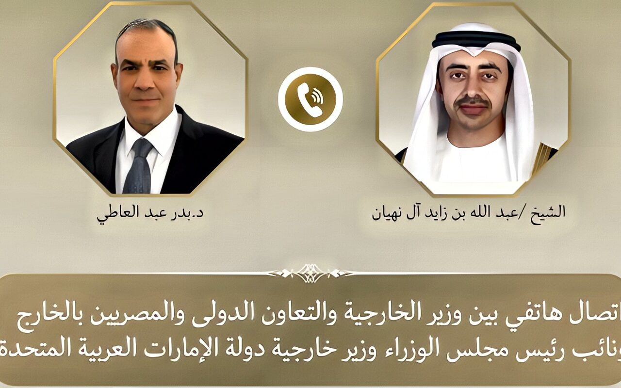 مصر والإمارات تبحثان احتواء التصعيد الإقليمي وتعزيز التعاون الإستراتيجي بين البلدين