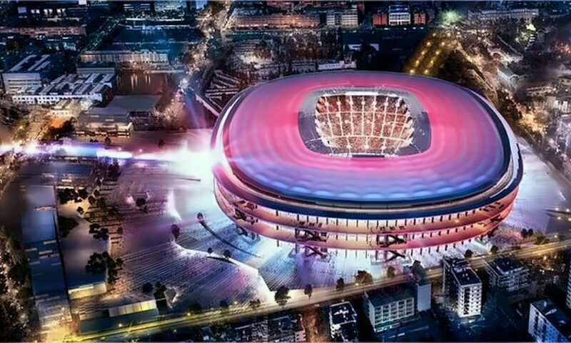مشروع كامب نو الجديد لبرشلونة بقيمة 1.8 مليار يورو.. أرقام ضخمة وسعة تصل إلى 105 آلاف متفرج
