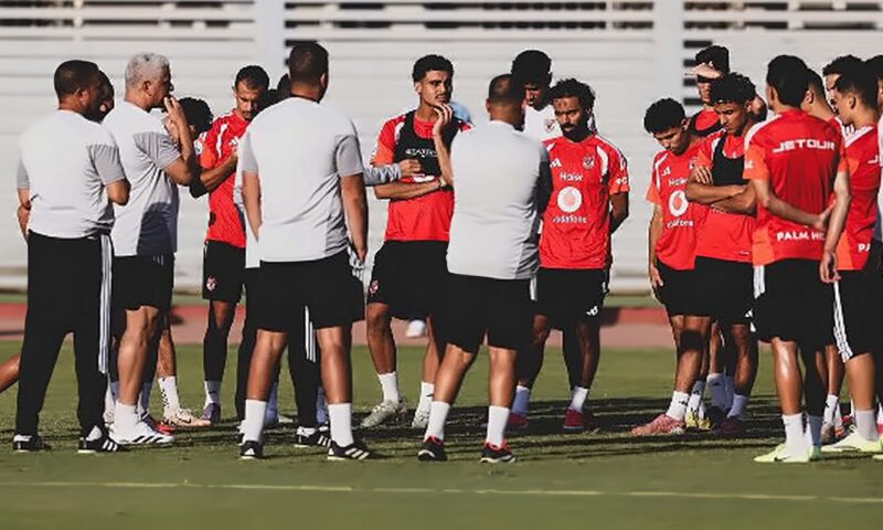 الأهلي يواصل تدريباته استعدادا لمواجهة بترول أسيوط ببطولة كأس عاصمة مصر