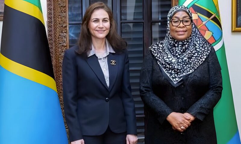 السفيرة المصرية تقدم أوراق اعتمادها لرئيسة جمهورية تنزانيا المتحدة