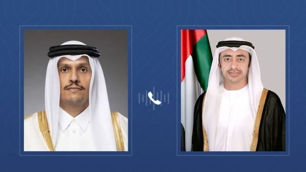 الإمارات تبحث مع قطر وسلطنة عُمان جهود تعزيز الأمن والاستقرار بالمنطقة