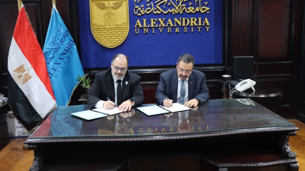 مذكرة تفاهم بين جامعتي الإسكندرية وبنسلفانيا ستيت الأمريكية لتعزيز الشراكة