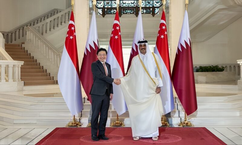قطر وسنغافورة تتفقان على العمل من أجل الارتقاء بالعلاقات الثنائية إلى مستوى الشراكة الاستراتيجية