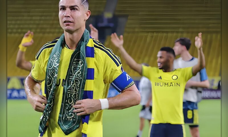 رونالدو يرفع «شعار السعودية»… ويؤكد: أنا برتغالي وأنتمي للمملكة