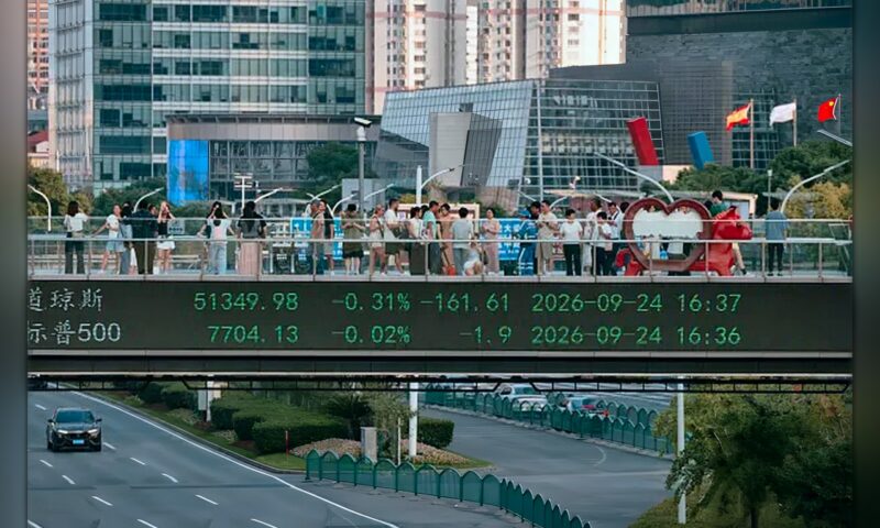 الأسهم الصينية تهبط لأدنى مستوى في 14 شهراً