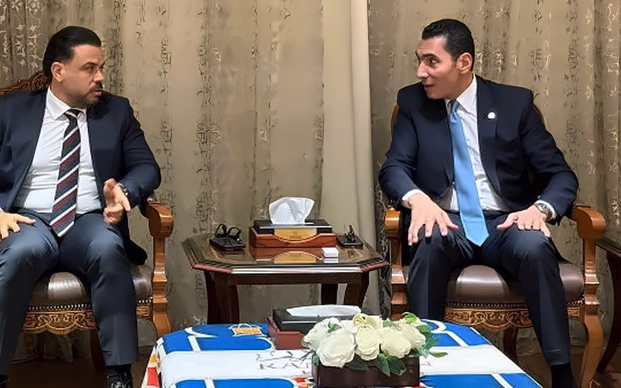 جوهر نبيل يهنئ محمد مجاهد بفوزه برئاسة لجنة الشباب والرياضة بمجلس النواب