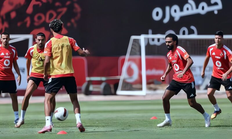 نقل تدريبات الأهلي لـ مدينة نصر بسبب تغيير النجيلة