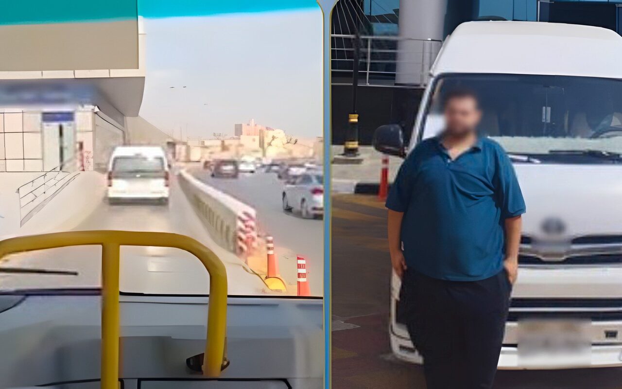 بيختصر الطريق.. ضبط سائق ميكروباص سار عكس الاتجاه بمسار الأتوبيس الترددي
