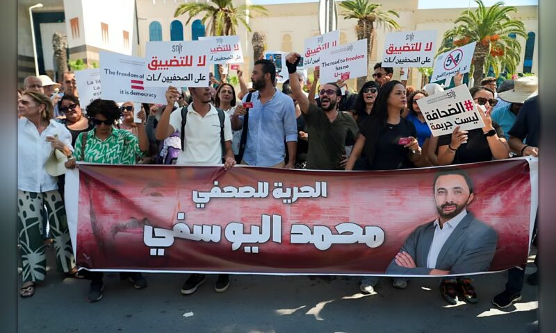 تضييق يتزايد وسجون تترصد حرية الصحافة في تونس