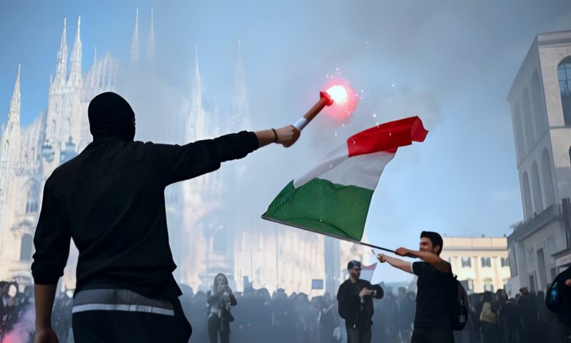 وزير الدفاع الإيطالي: أعمال الشغب في «ميلانو» نتاج «حرب هجينة» ضد الغرب