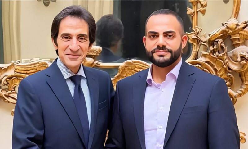السفير بسام راضي يكرم طبيباً مصرياً أنقذ إيطالياً من توقف القلب في روما