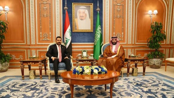 الزيدي يؤكد لولي العهد السعودي عدم السماح باستخدام العراق منطلقا لأي اعتداء يمس المملكة