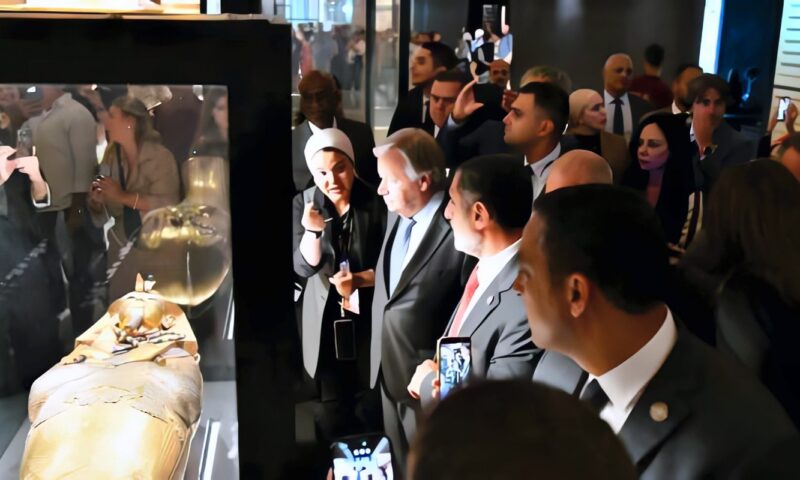 الأمين العام الأمم المتحدة من المتحف المصري الكبير: شاهد رائع علي تراث مصر العريق