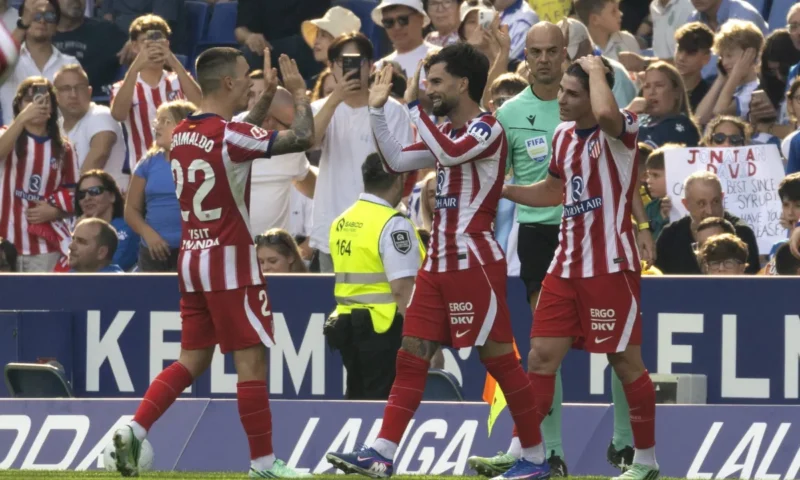«لا ليغا»: أتلتيكو مدريد يحقق فوزاً صعباً على إسبانيول