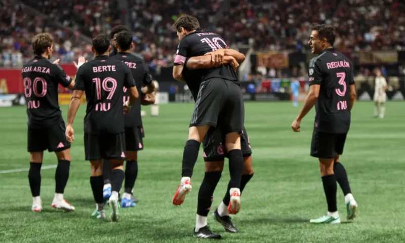 ميسي يعزز صدارته ترتيب هدافي الدوري الأميركي بثنائية في 4 دقائق