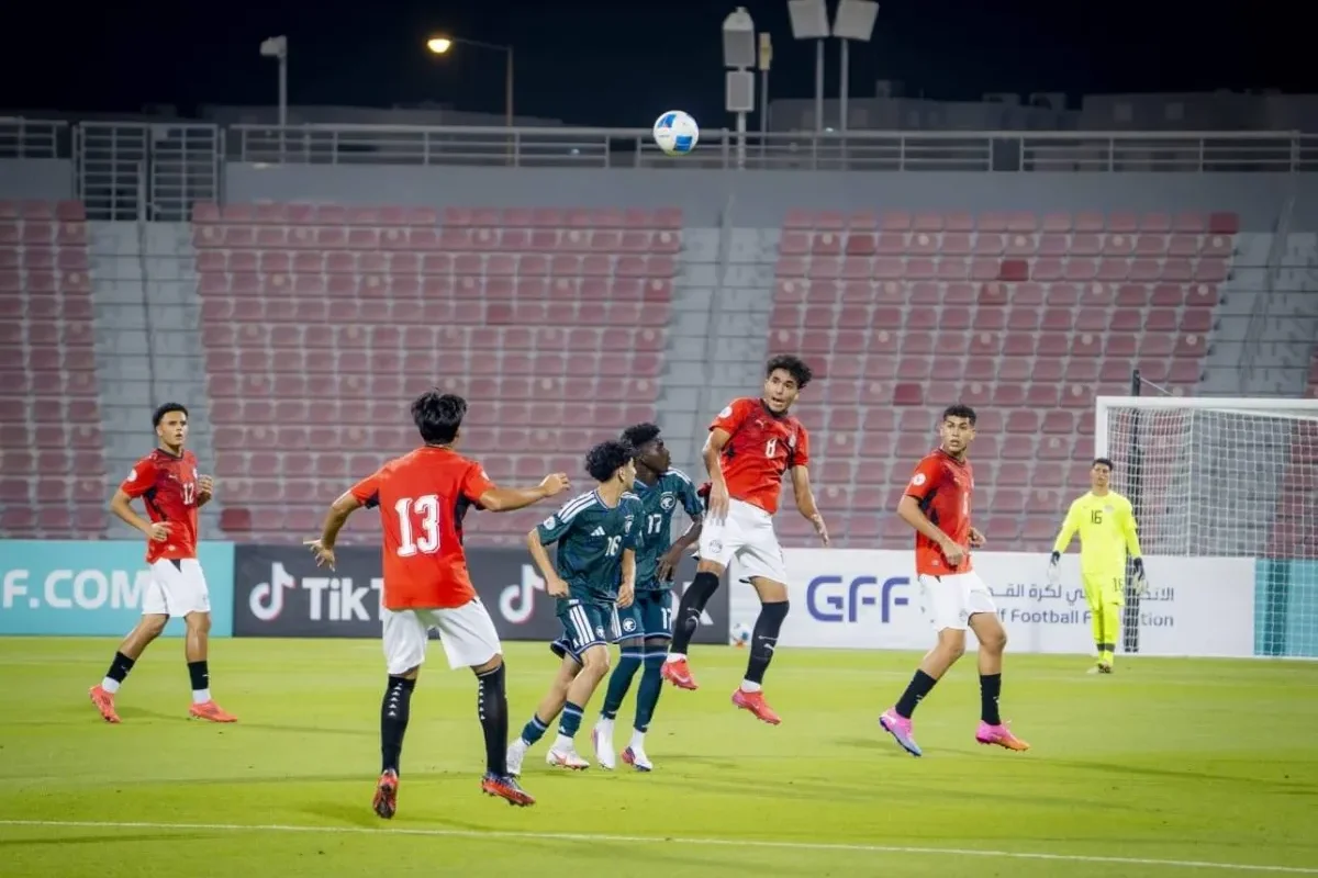 كأس الخليج للناشئين: «الأخضر» يتعثر أمام مصر بخماسية نظيفة
