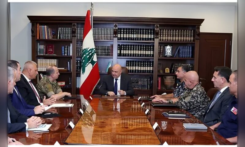 الرئيس اللبناني يدعو للتشدد بتطبيق القوانين «ولا تهاون بمحاولة الإخلال بالأمن»