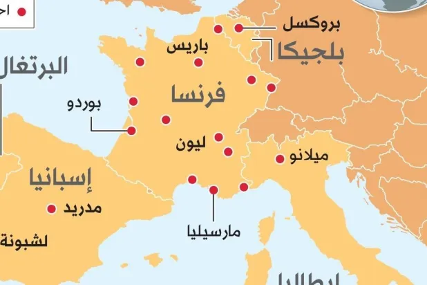 ما خريطة الاحتجاجات التي تضرب أوروبا؟