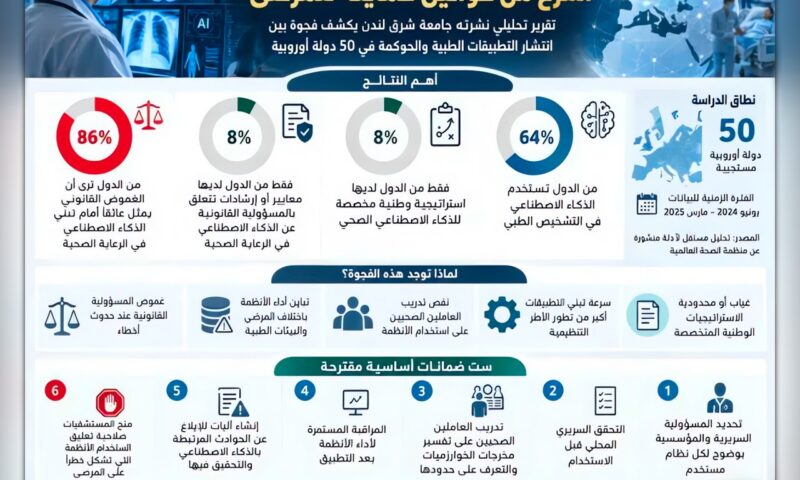 الذكاء الاصطناعي يدخل المستشفيات أسرع من قوانين حماية المرضى