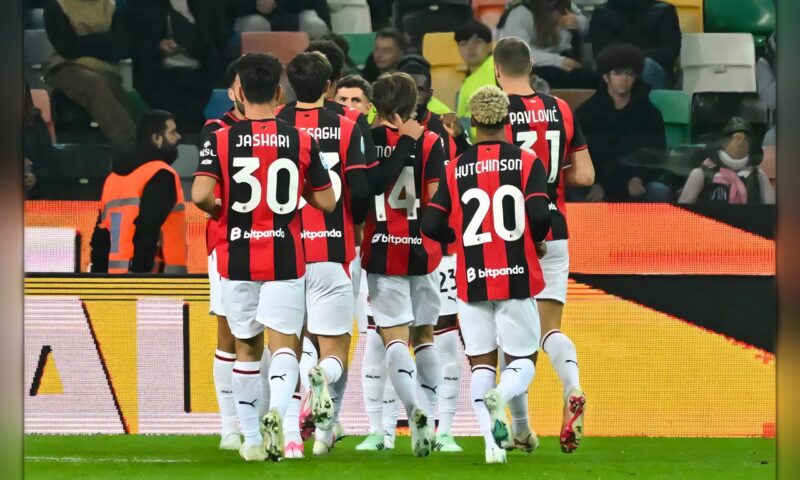 «الدوري الإيطالي»: ميلان يحقق فوزاً ثميناً في معقل أودينيزي
