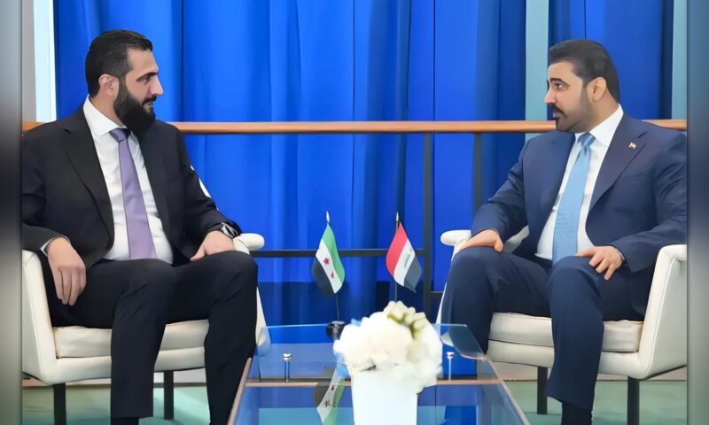 الشرع والزيدي يبحثان في دمشق مستجدات المنطقة وتداعياتها الجيوسياسية