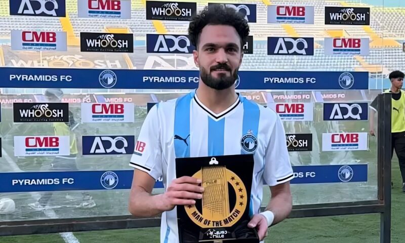 مصطفى زيكو رجل مباراة بيراميدز ووادي دجلة في الدوري
