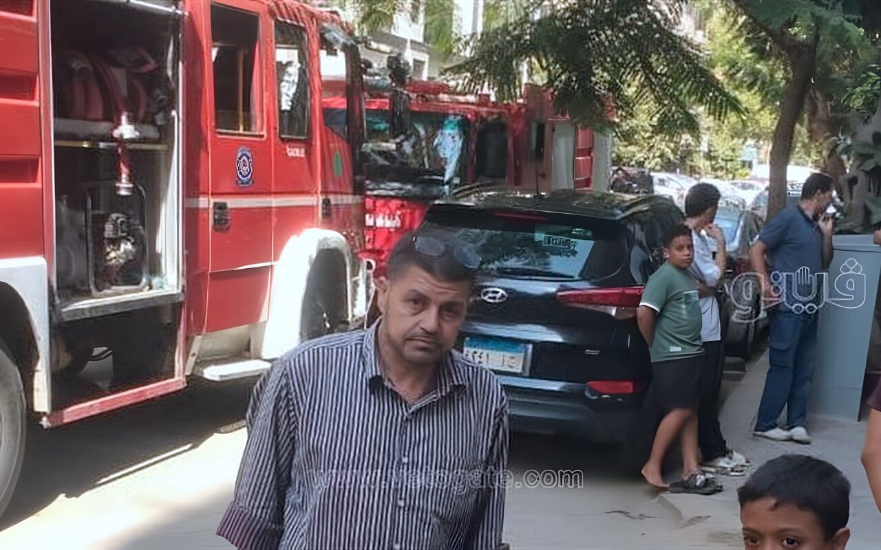 ماس كهربائي بسبب مكواة ملابس، إصابة مالك شقة بالاختناق في حريق بالجيزة