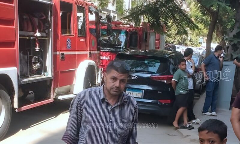 ماس كهربائي بسبب مكواة ملابس، إصابة مالك شقة بالاختناق في حريق بالجيزة