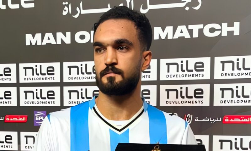مصطفى زيكو يحصد جائزة رجل مباراة بيراميدز ووادي دجلة