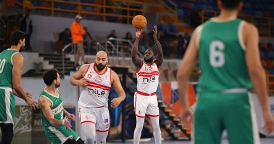 رجال سلة الزمالك يهزم أصحاب الجياد 93 – 61 فى دورى المرتبط