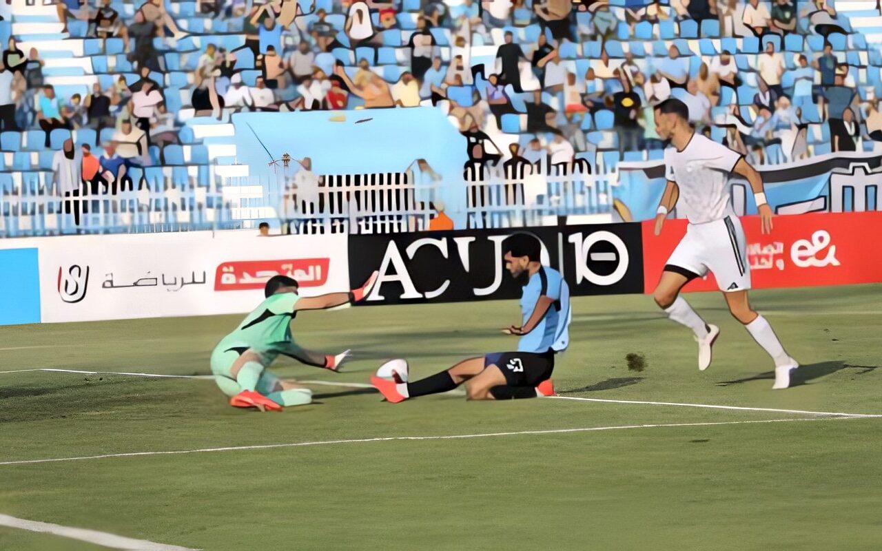 غزل المحلة يتقدم على الاتحاد السكندرى 2-0 فى الشوط الاول