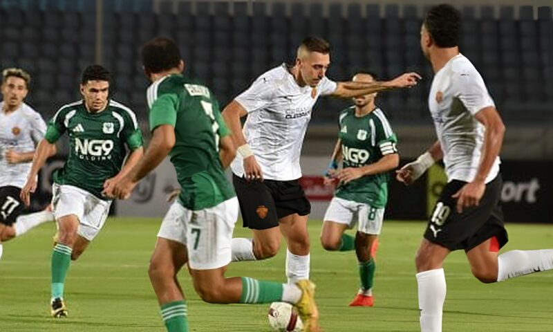 التعادل السلبى يحسم الشوط الأول بين المصرى وأبو قير للأسمدة فى الدورى